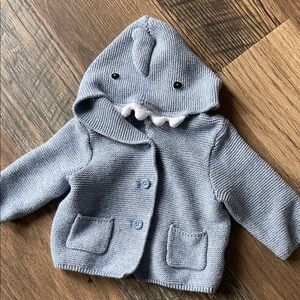 Baby Gap Shark Cardigan sweater 3-6mos